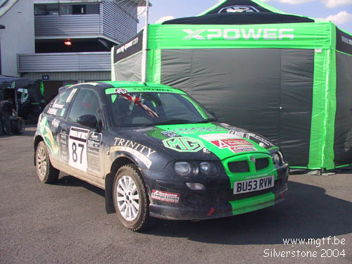 MG ZR Rally car: clean me ! Please !!! Unique MG Classic racers